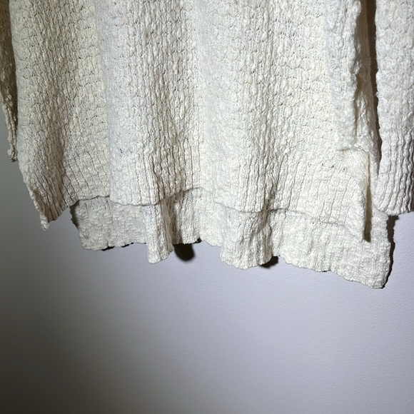 Free People Ivory Bumpy Women’s Sweater Size Large - Picture 2 of 8